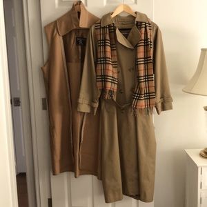 Burberry raincoat/ liner. Final to 2/28/2021.